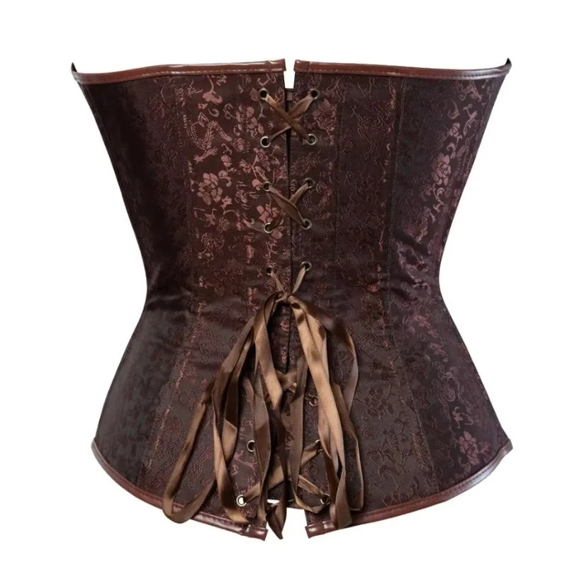 Aanzicht 3 — Steampunk korset – bustier