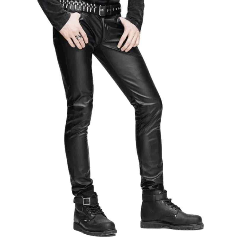 Broek voor heren – kunstleer rok