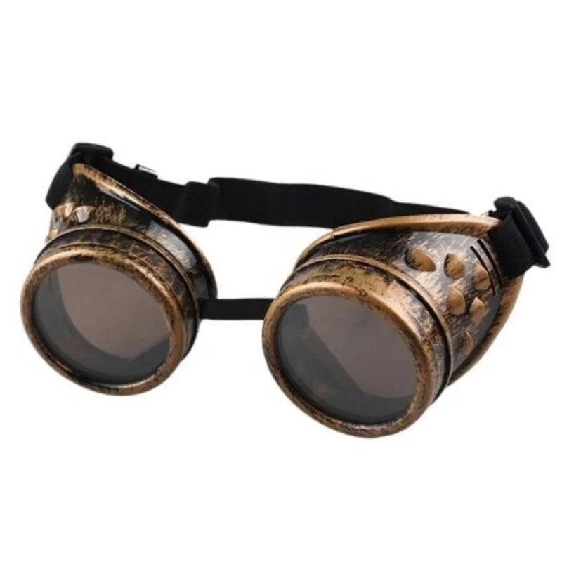 Aanzicht 5 — Steampunk-bril in lasbrilstijl