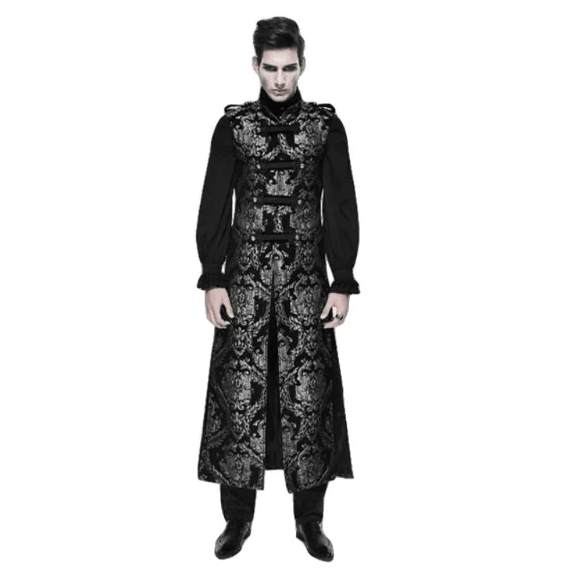 Aanzicht 2 — Jas – lang gothic mouwloos