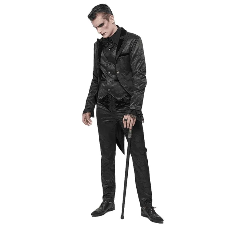 Aanzicht 4 — Broek – zwart gothic Victoriaans
