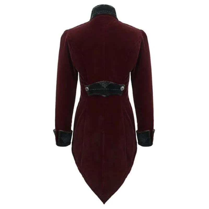 Aanzicht 6 — Jas voor heren – gothic rood