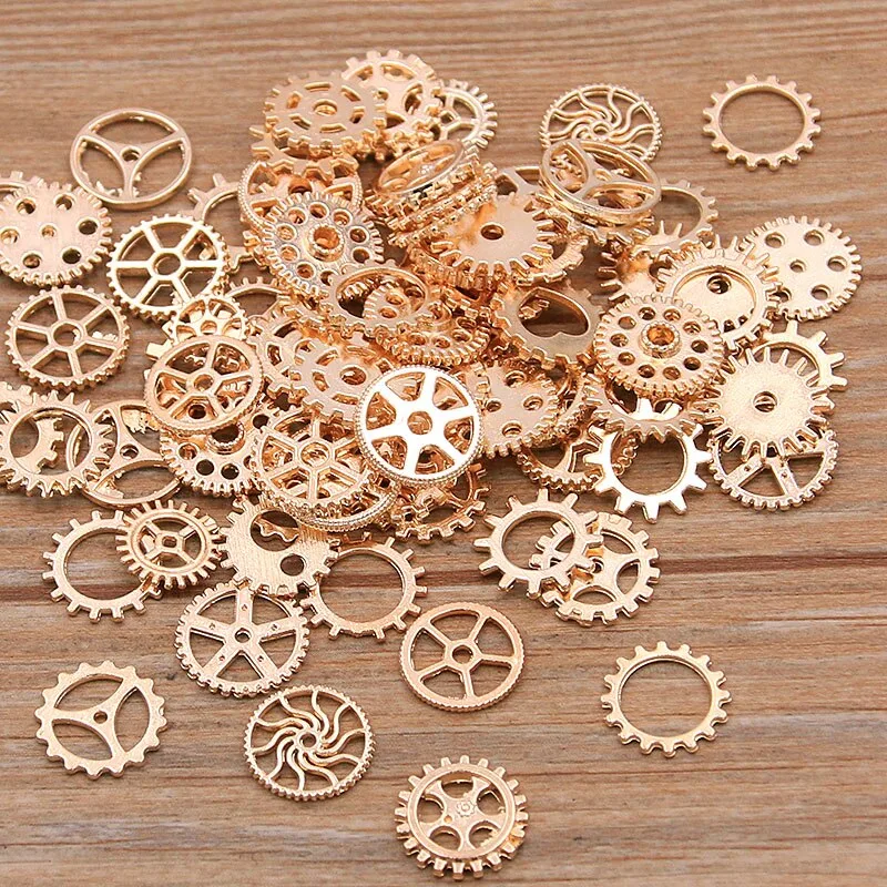 Aanzicht 2 — Steampunk tandwiel set