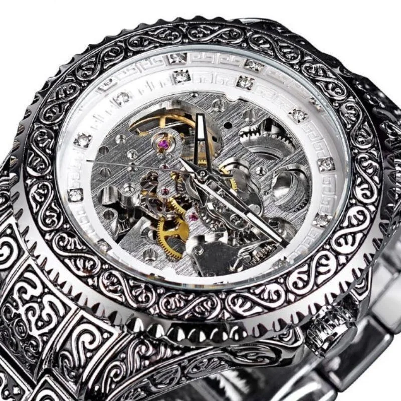 Aanzicht 6 — Steampunk horloge