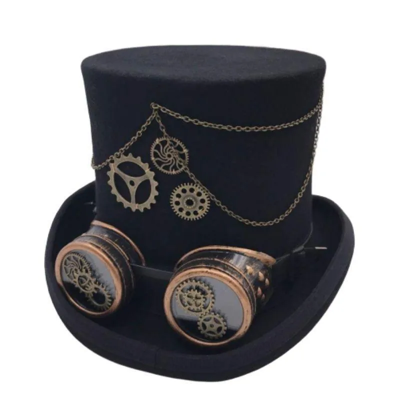 Steampunk hoed – hoge hoed