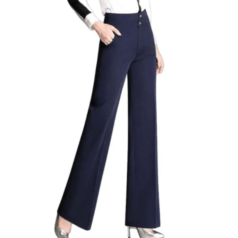 Aanzicht 3 — Broek voor dames – vintage hoge tailleband
