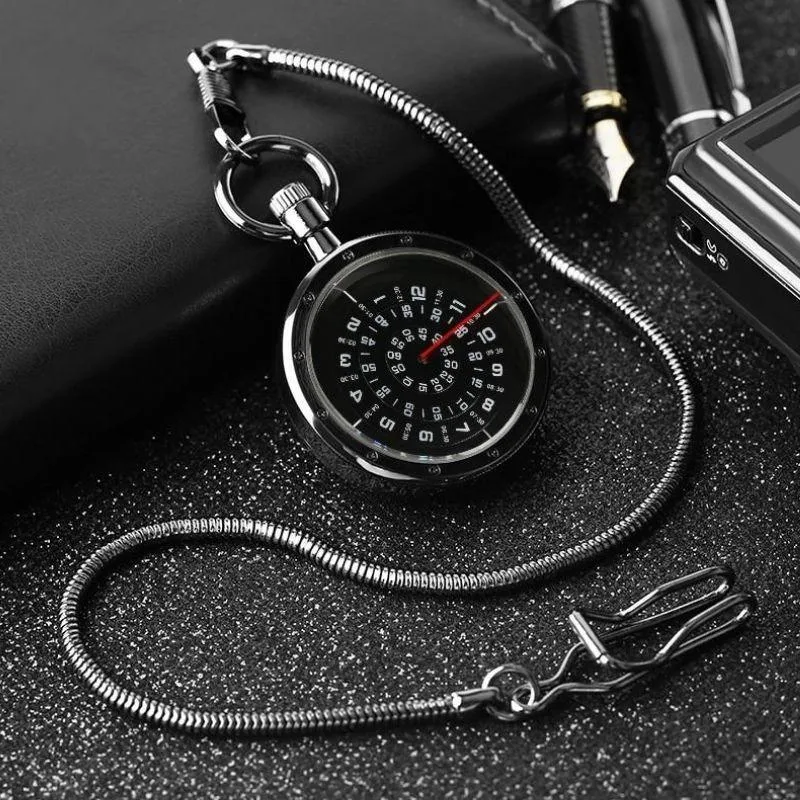Aanzicht 2 — Steampunk zakhorloge – modern
