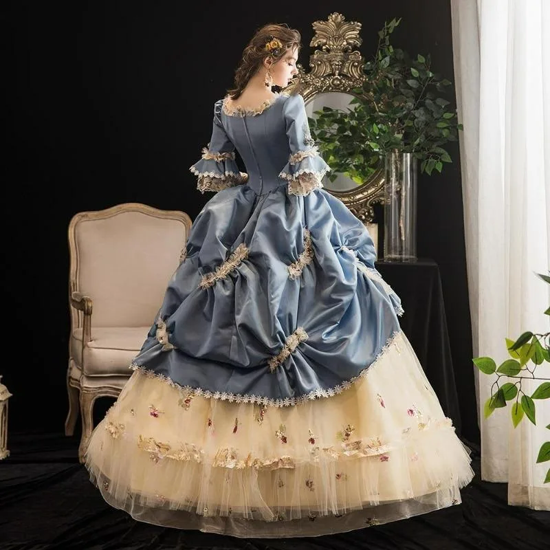 Aanzicht 4 — Jurk – Victoriaans renaissance