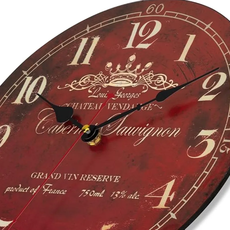 Aanzicht 5 — Steampunk horloge – vintage rood