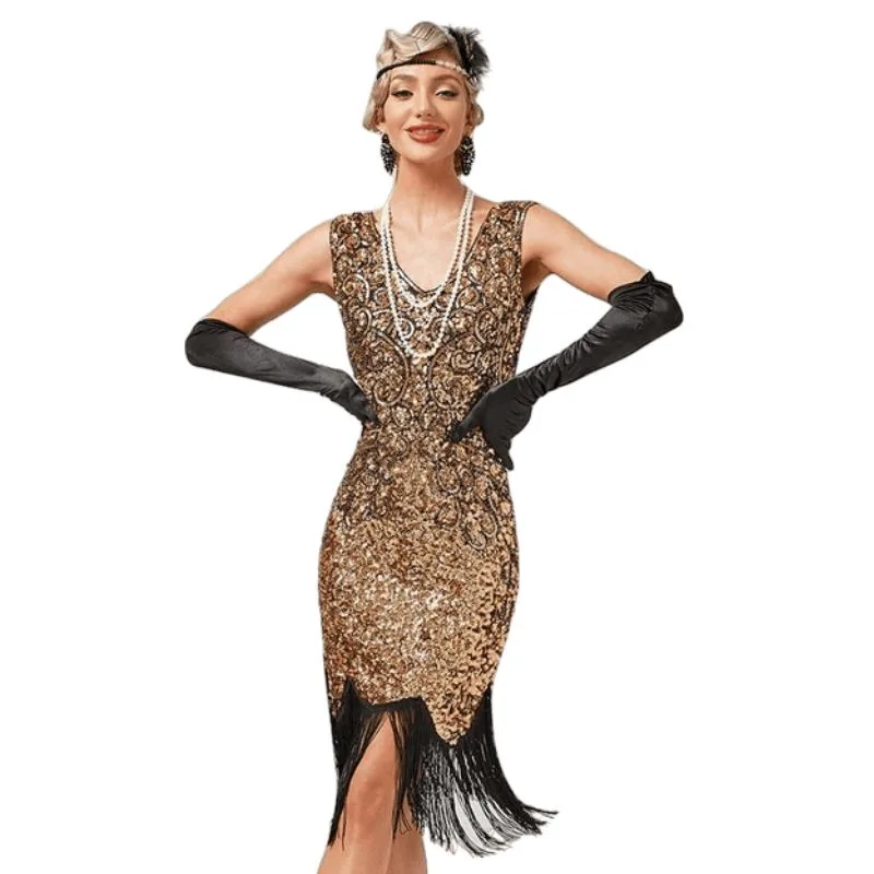 Aanzicht 9 — Steampunk jurk – Cabaret chic