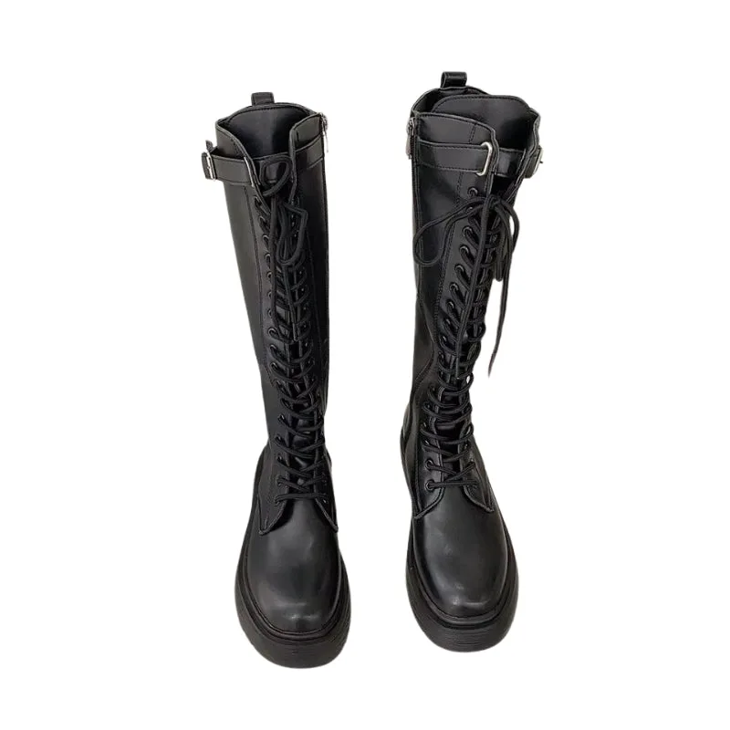Steampunk laars voor dames – van PU