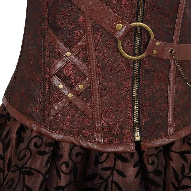 Aanzicht 4 — Steampunk kostuum voor dames