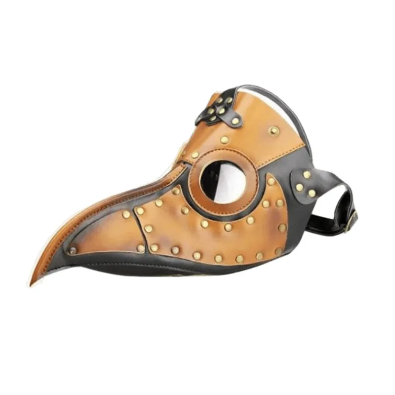 Aanzicht 5 — Pestdoktermasker in raven Look