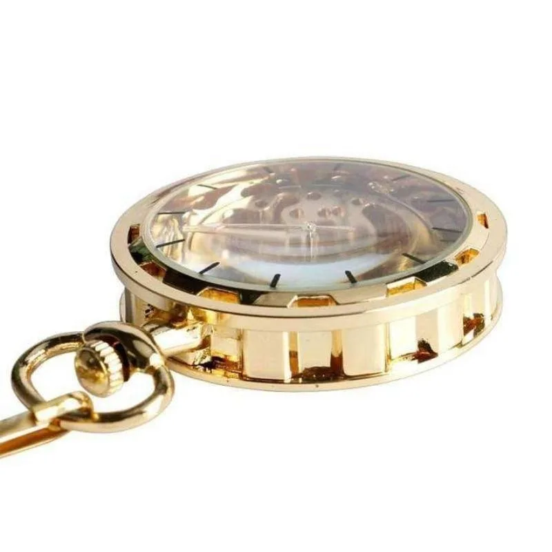 Aanzicht 3 — Steampunk zakhorloge – mechanisch – model 2
