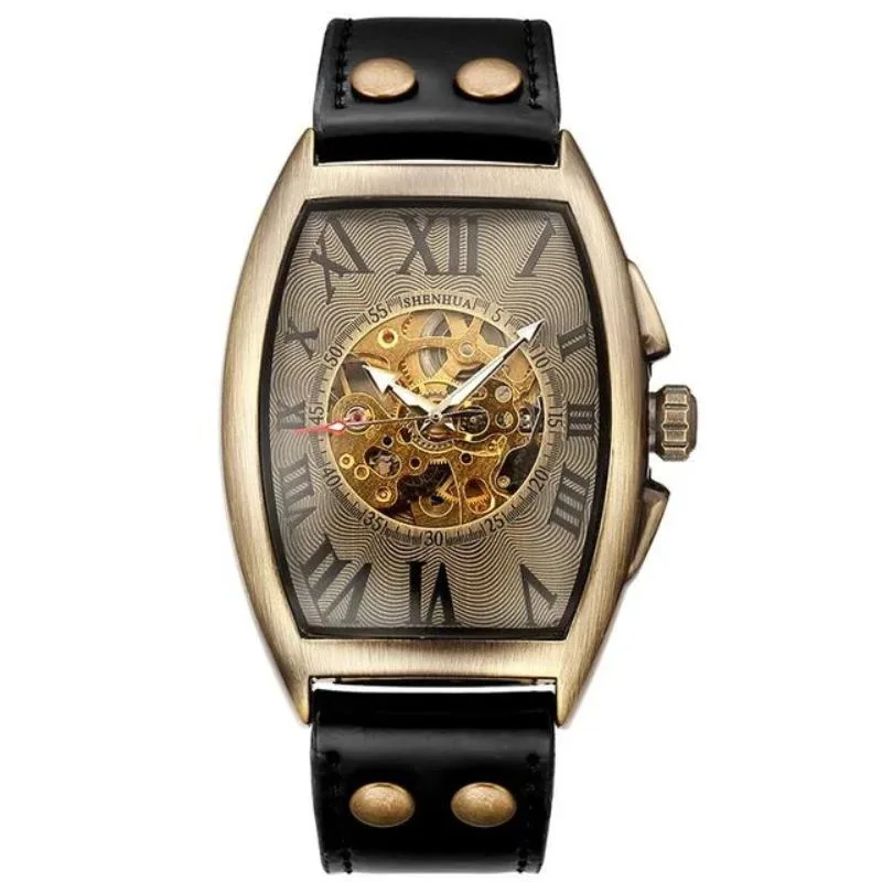 Aanzicht 5 — Mechanische horloge voor heren – rechthoekig
