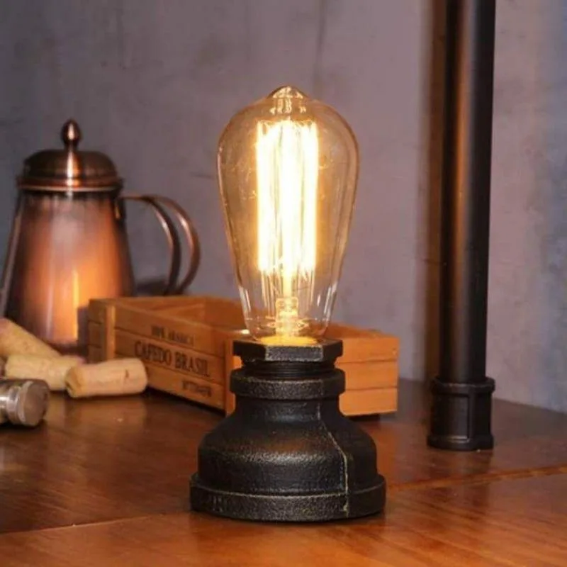 Aanzicht 2 — Steampunk lamp – bureau