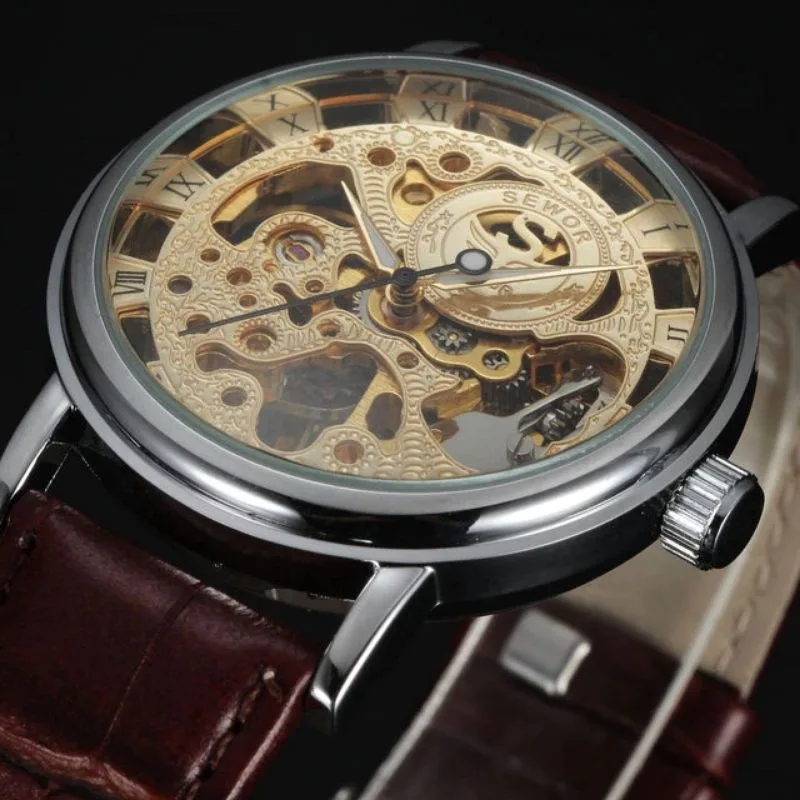 Aanzicht 7 — Skeleton horloge voor heren