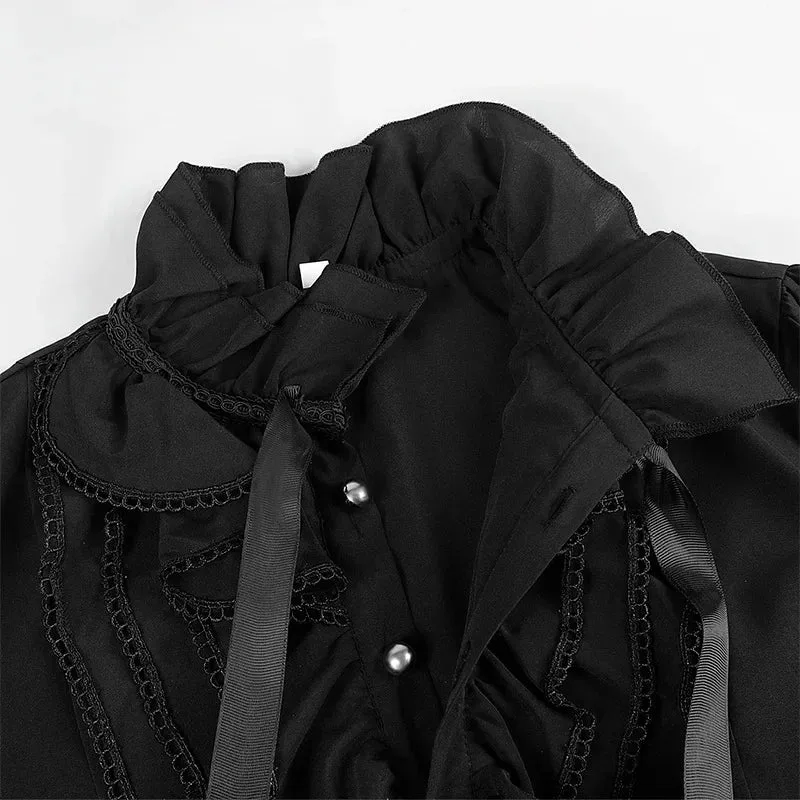 Aanzicht 3 — Blouse voor dames – Victoriaans – model 2