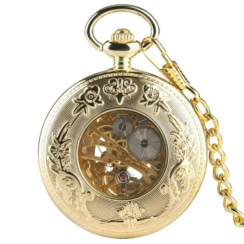 Aanzicht 3 — Zakhorloge – antieke uitstraling vergulde uitstraling