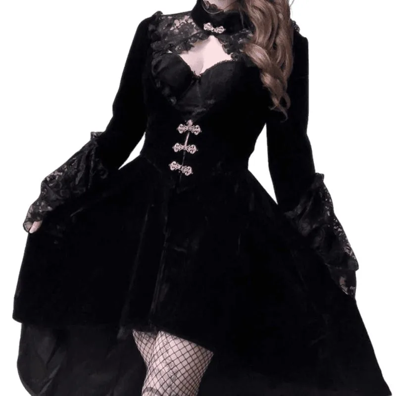 Aanzicht 2 — Jurk – Victoriaans gothic