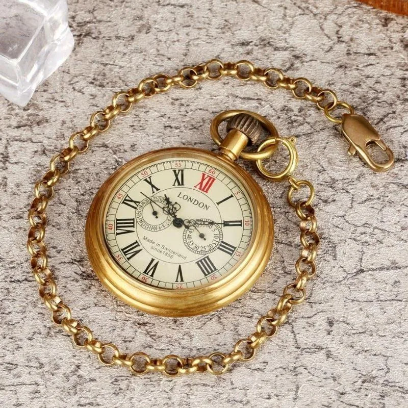 Aanzicht 6 — Zakhorloge – antieke uitstraling – model 2