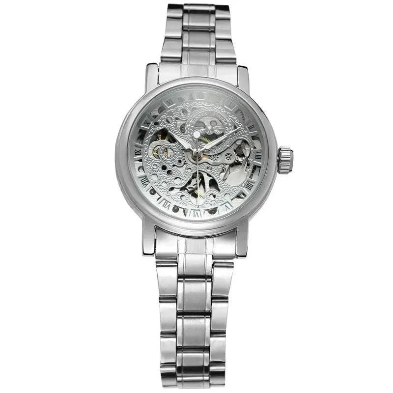 Aanzicht 2 — Skeleton horloge voor dames – met zichtbaar uurwerk