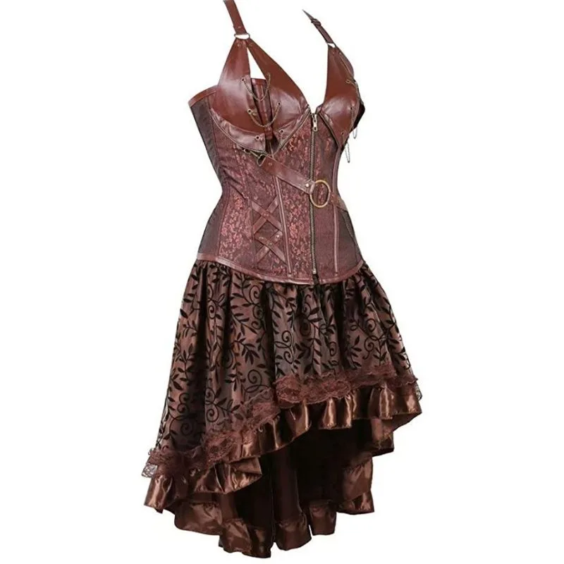Aanzicht 2 — Steampunk jurk – Victoriaans