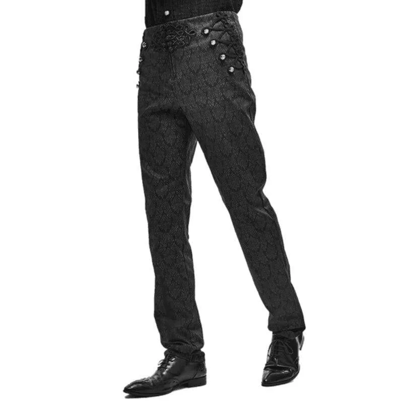 Aanzicht 3 — Steampunk broek voor heren – Victoriaans
