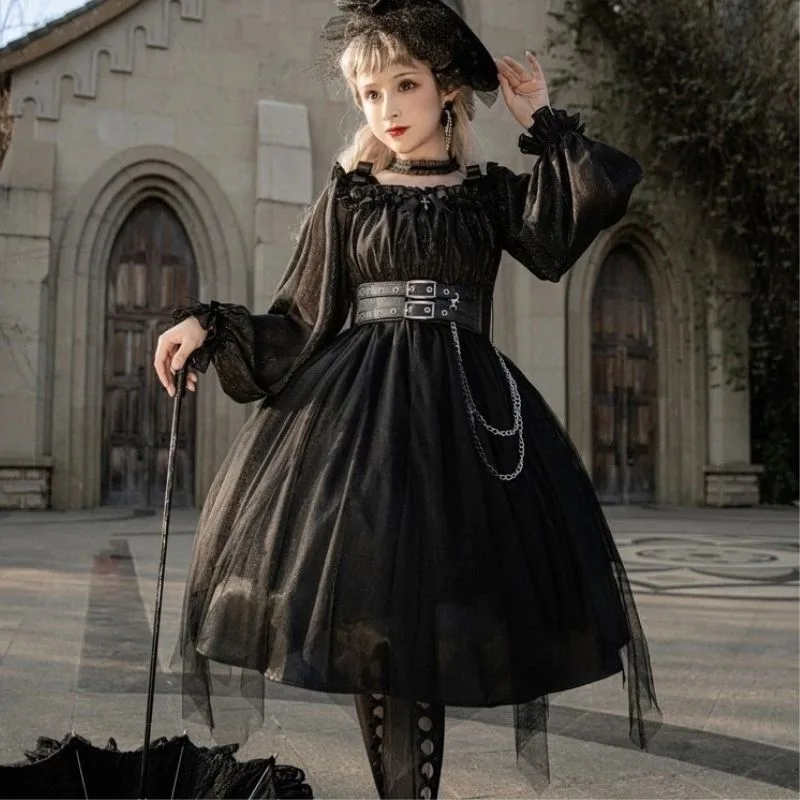 Aanzicht 4 — Steampunk jurk – lolita