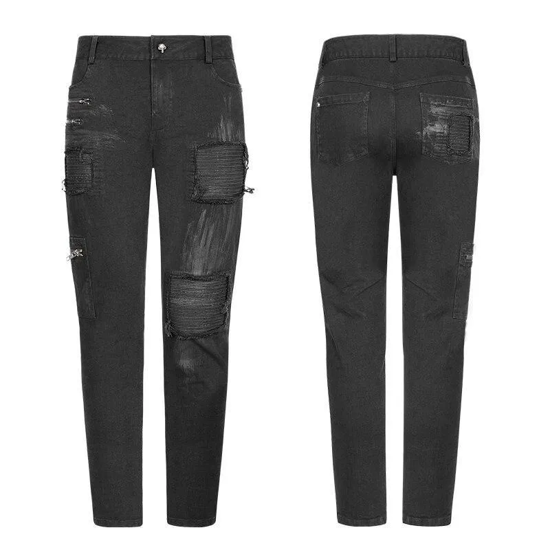 Aanzicht 6 — Broek – stijl punk