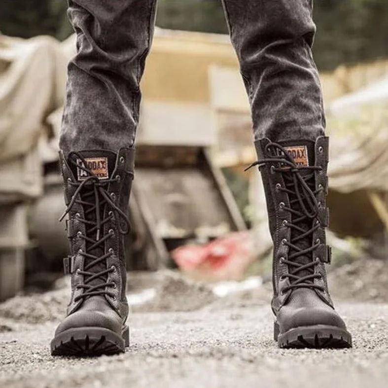 Aanzicht 8 — Steampunk laars – motorstijl