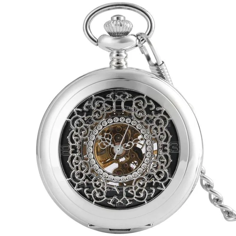 Zakhorloge – antieke uitstraling van staal (doos)