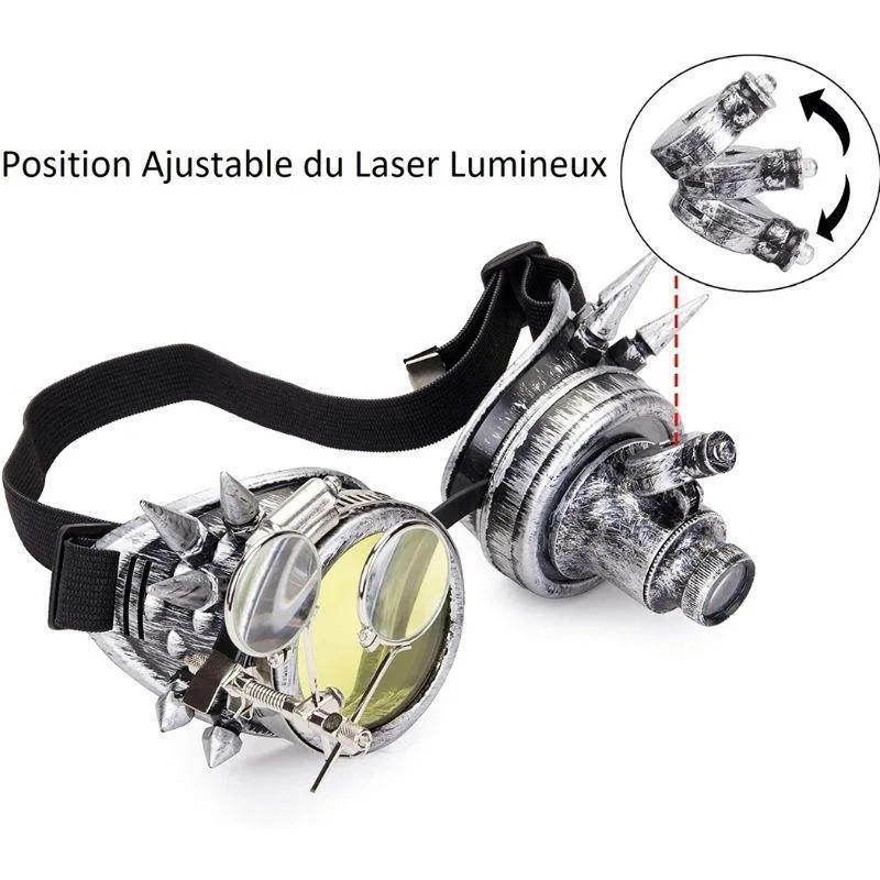 Aanzicht 10 — Steampunk bril