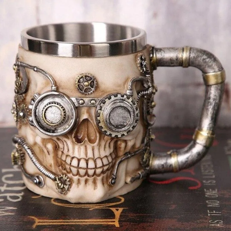 Aanzicht 3 — Steampunk beker
