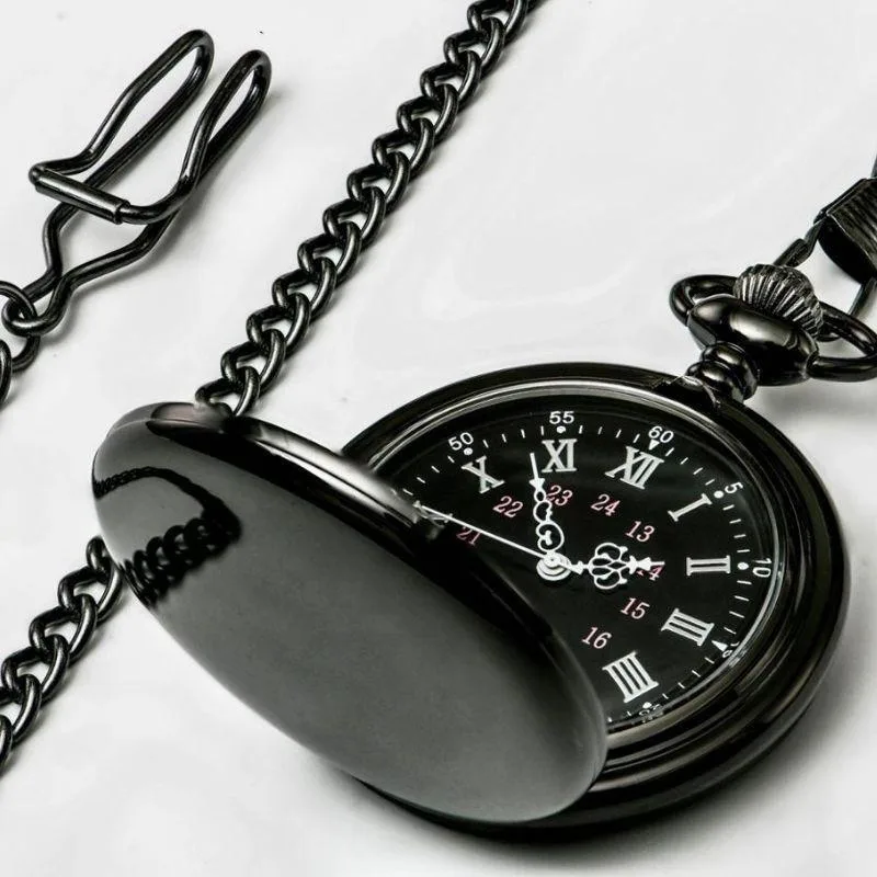 Aanzicht 3 — Zakhorloge voor heren – zwart