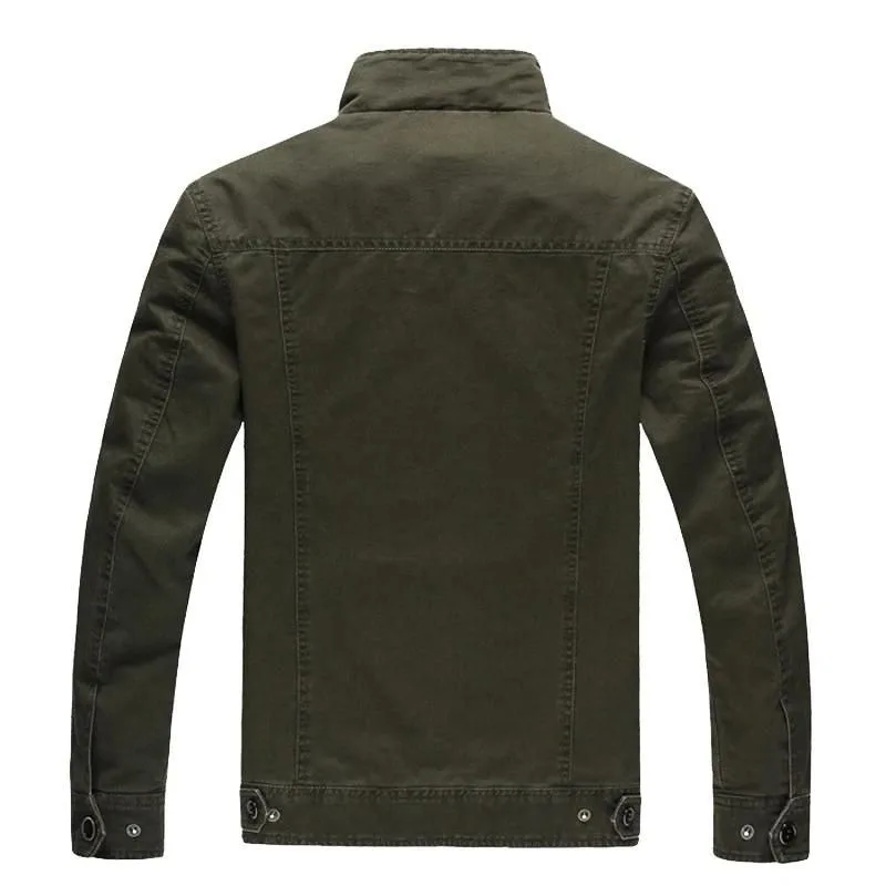 Aanzicht 3 — Jas – pilotenstijl van jeans