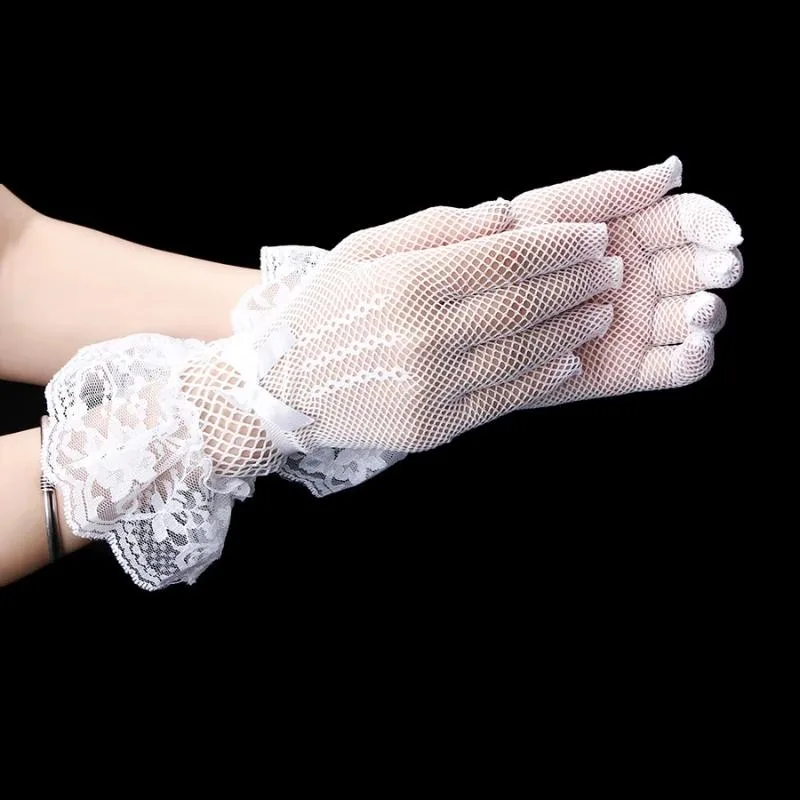 Aanzicht 4 — Handschoen – kant wit