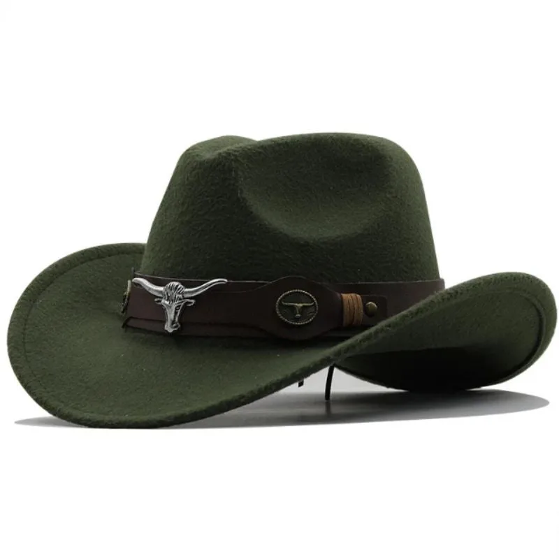 Aanzicht 13 — Steampunk hoed – western