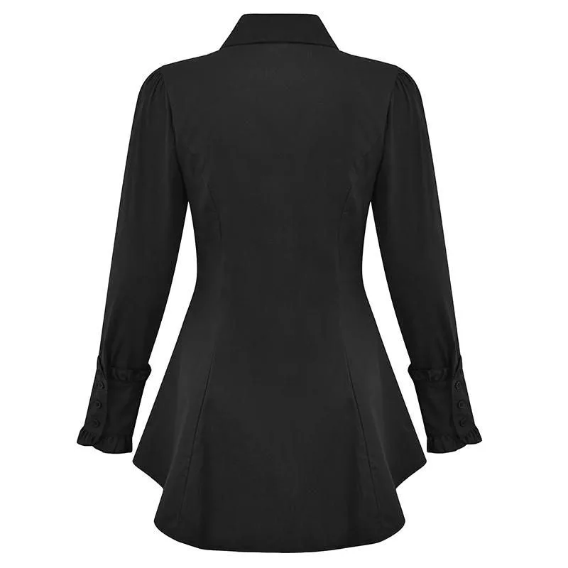Aanzicht 2 — Blouse voor dames – gothic