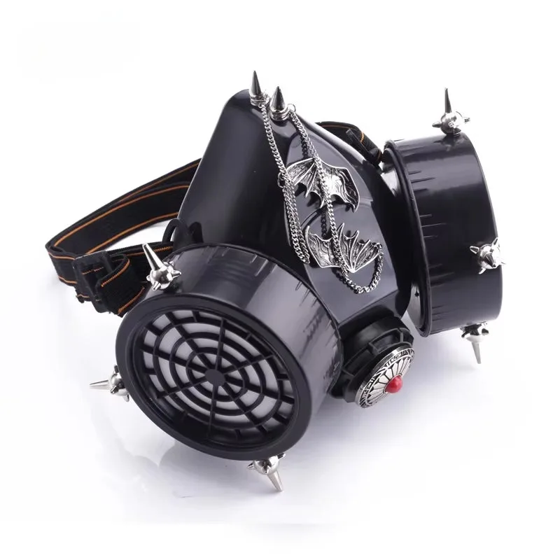 Aanzicht 8 — Steampunk gasmasker als kostuumaccessoire voor heren