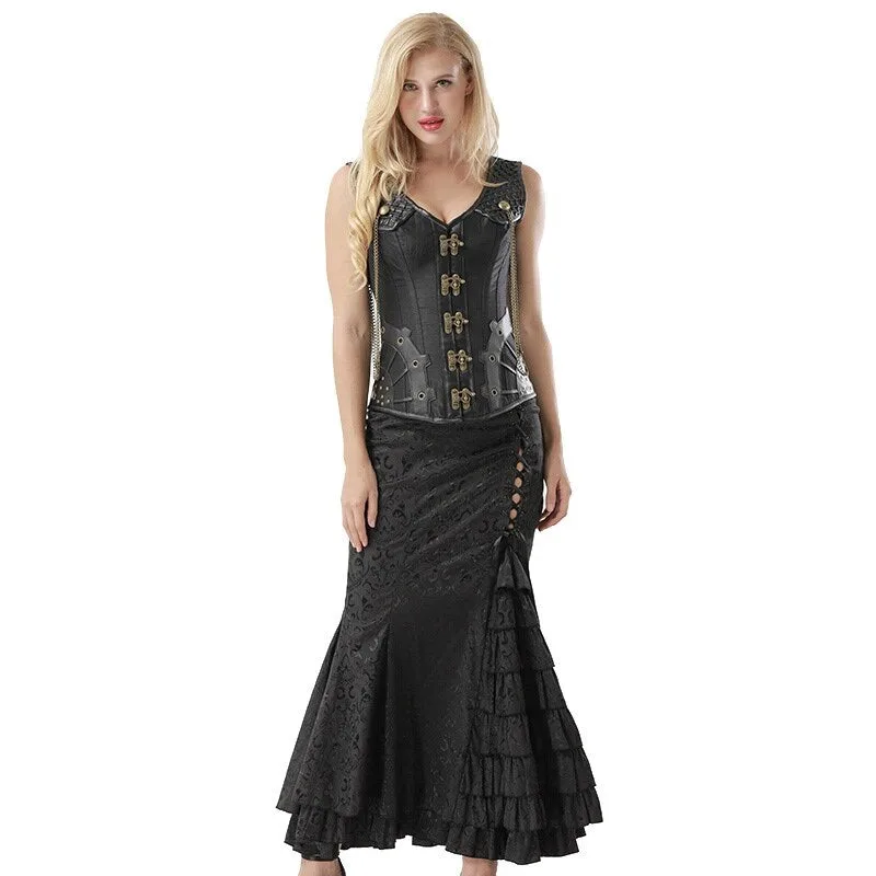 Rok – zwart lang gothic