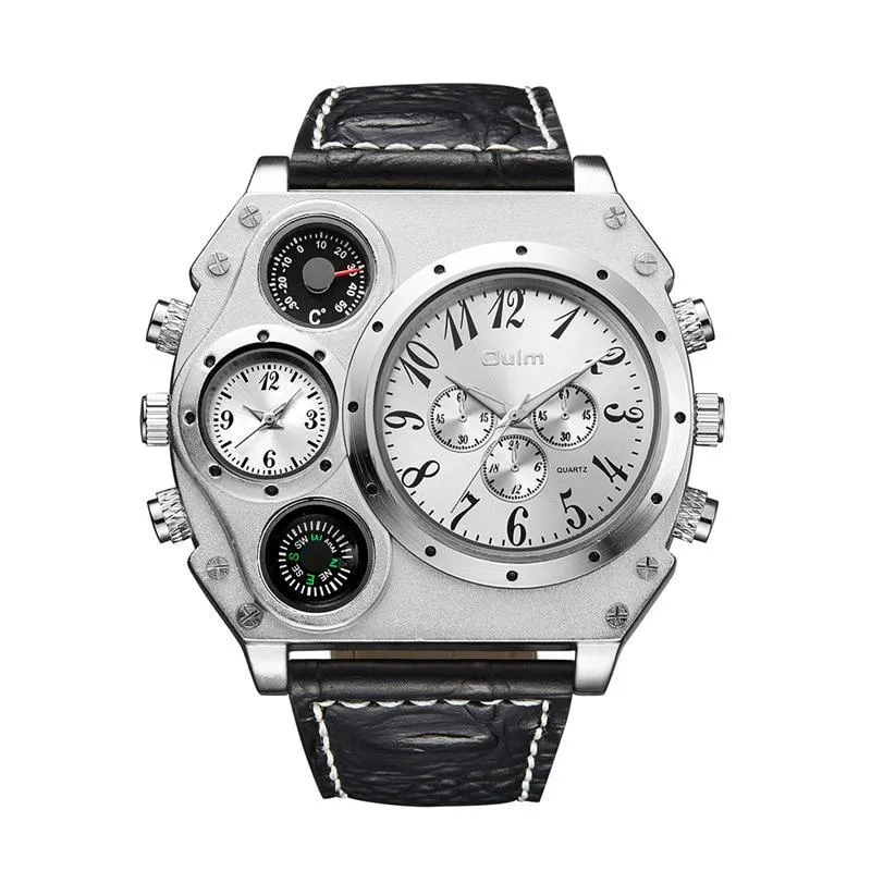 Aanzicht 3 — Steampunk horloge voor heren – kompas