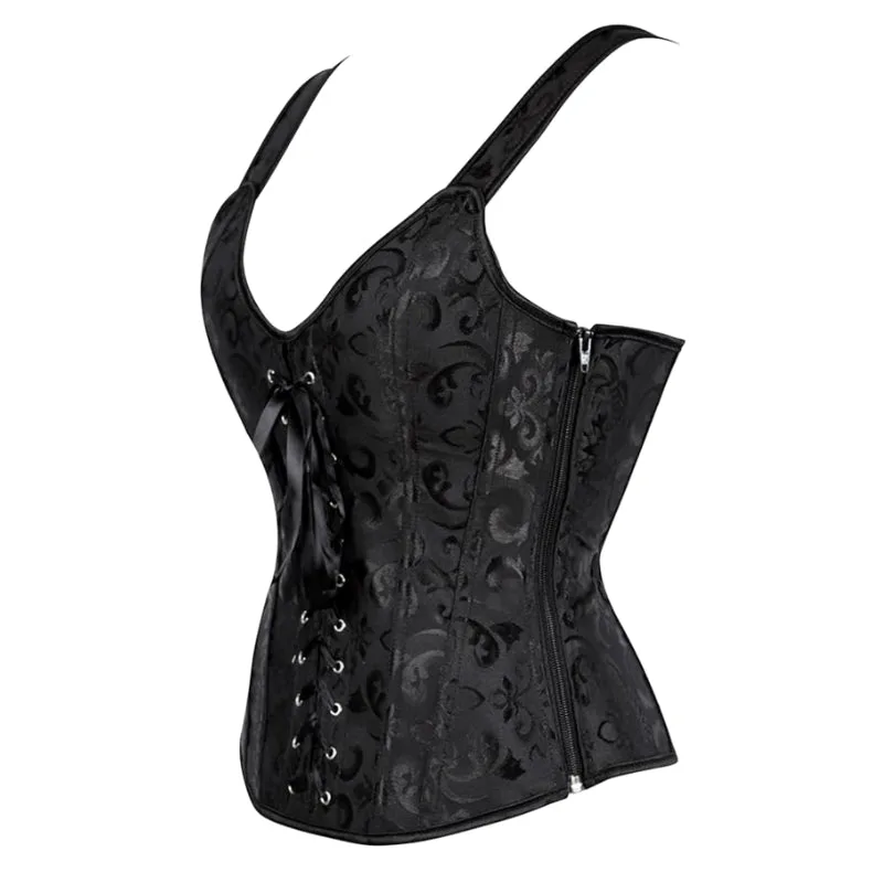 Aanzicht 3 — Steampunk korset voor dames – antieke uitstraling