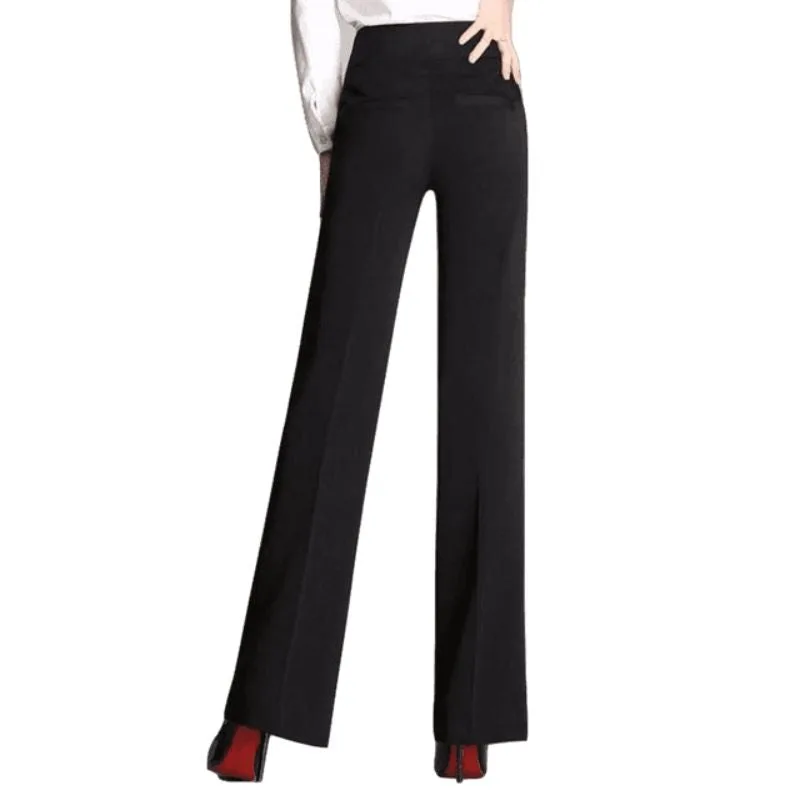 Aanzicht 2 — Broek voor dames – vintage hoge tailleband