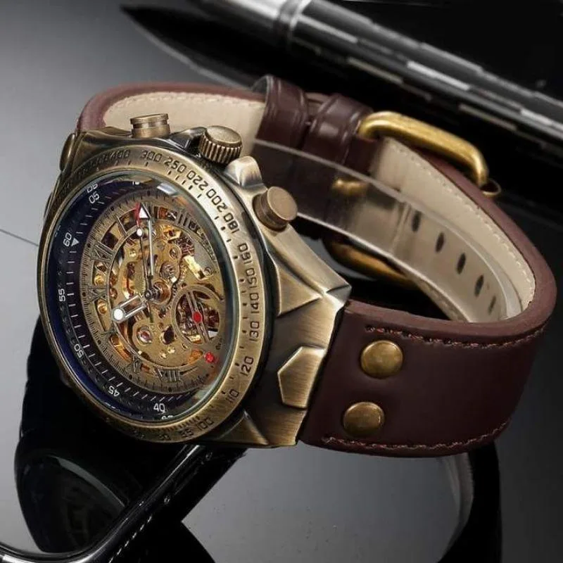 Steampunk horloge – skelet