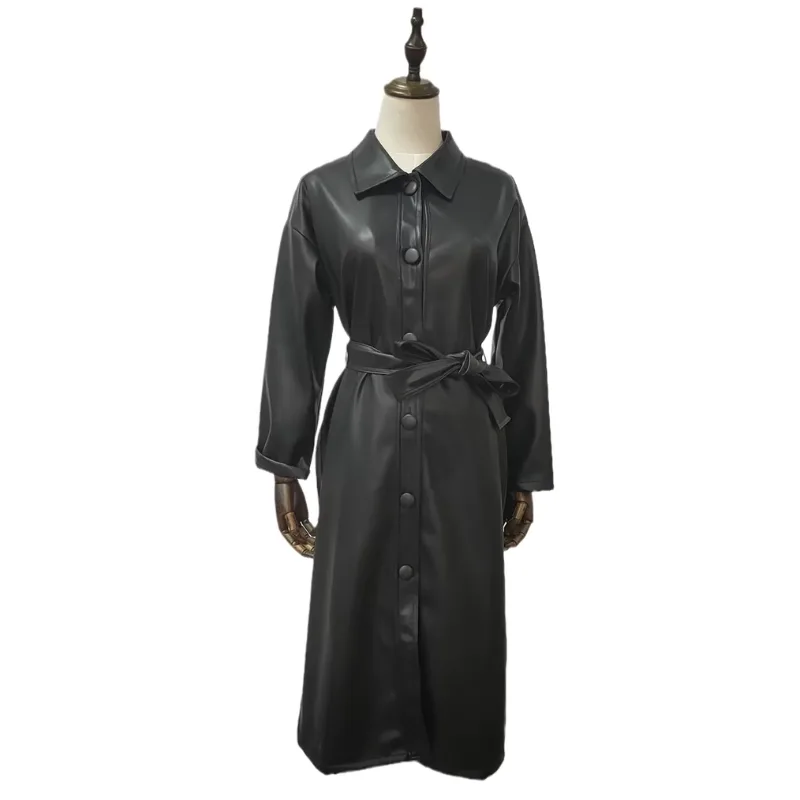 Mantel – trench jas Oversize van PU
