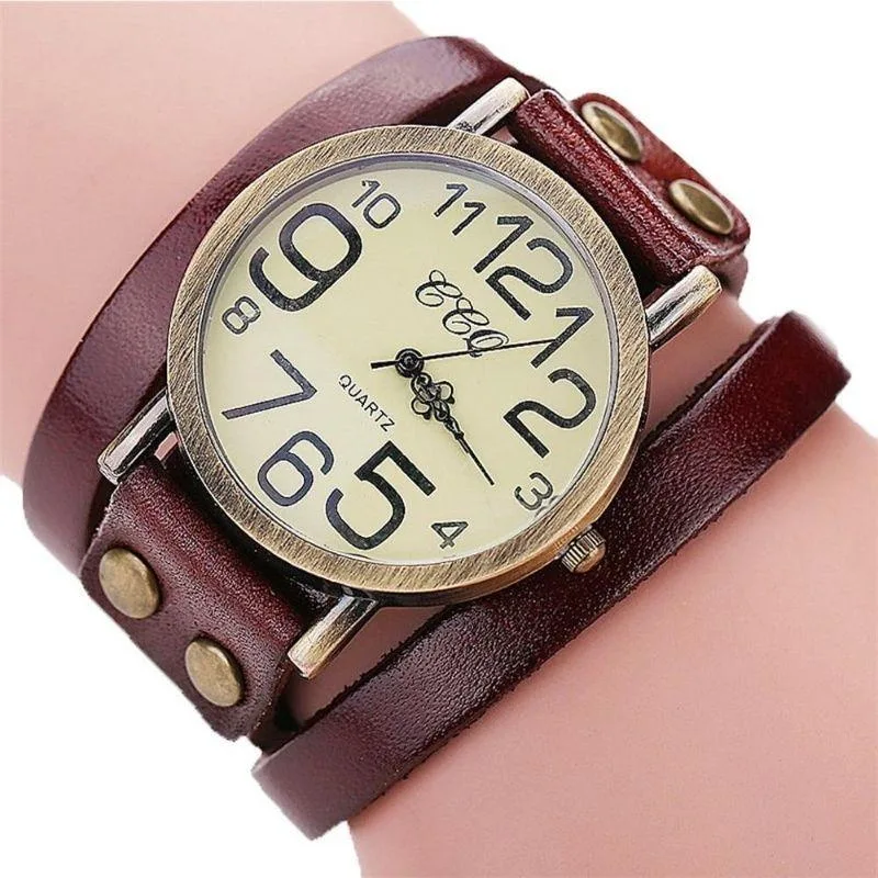 Steampunk polshorloge – 3 lagen