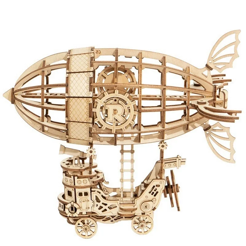 Steampunk modelbouwpakket – luchtschip Zeppelin