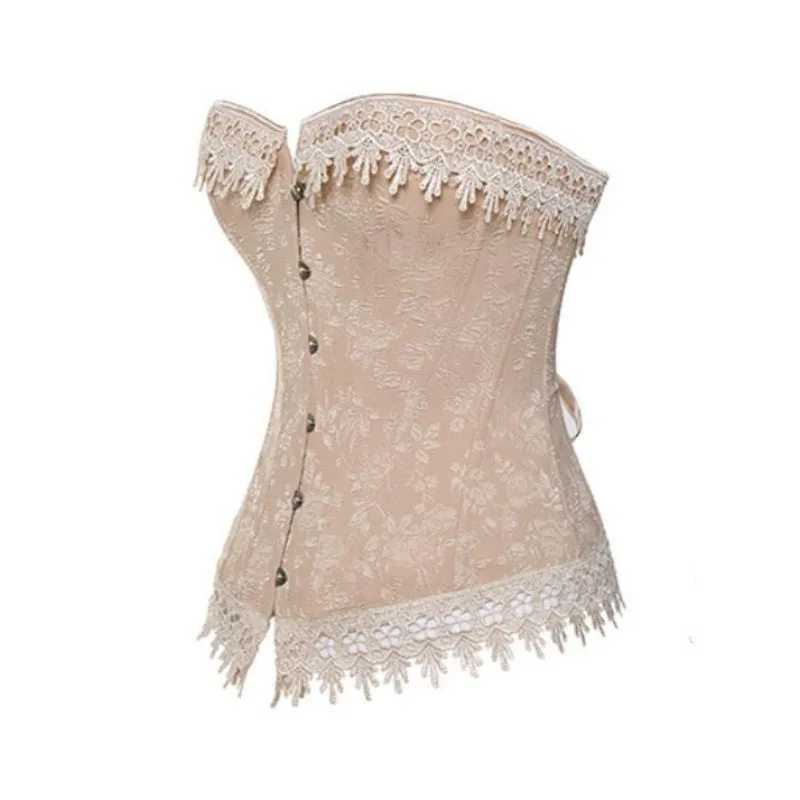 Aanzicht 6 — Steampunk korset voor dames – renaissance