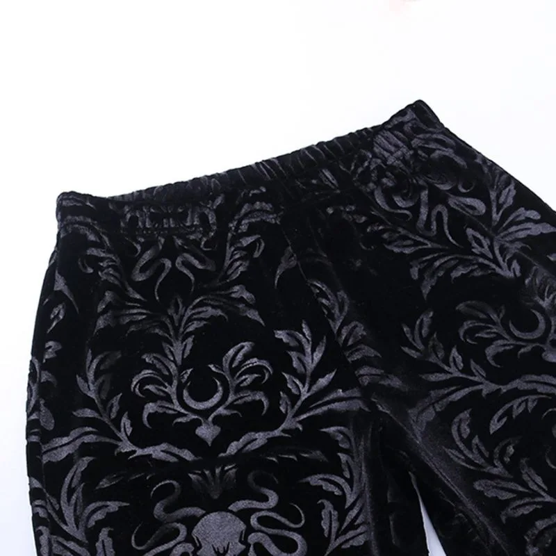 Aanzicht 6 — Broek voor dames – zwart gothic